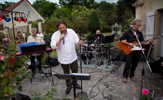 Wedding band sound check