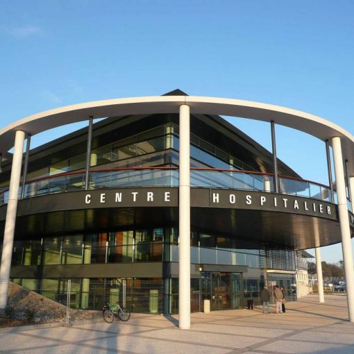 The entrance to Périgueux hospital