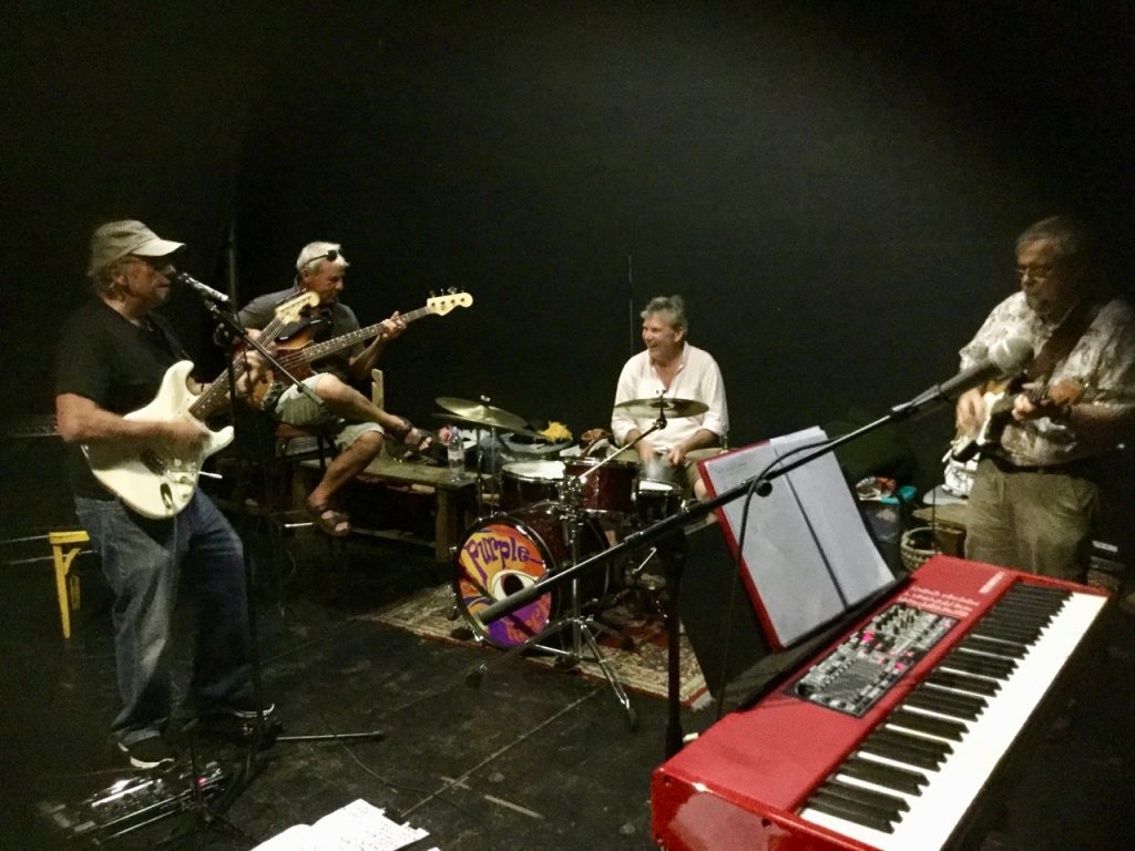 Purple Rock band practice
