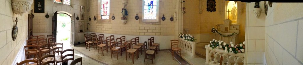 chapel at chateau de lacoste