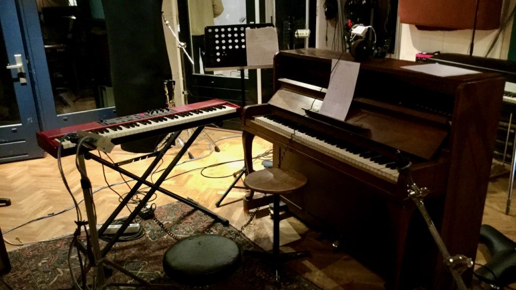 piano at Shenck studio