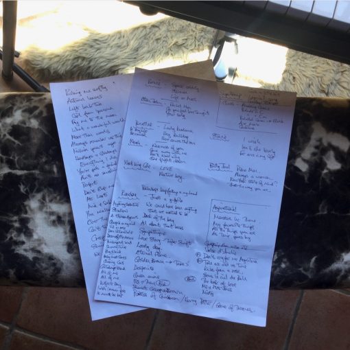wedding set list for piano