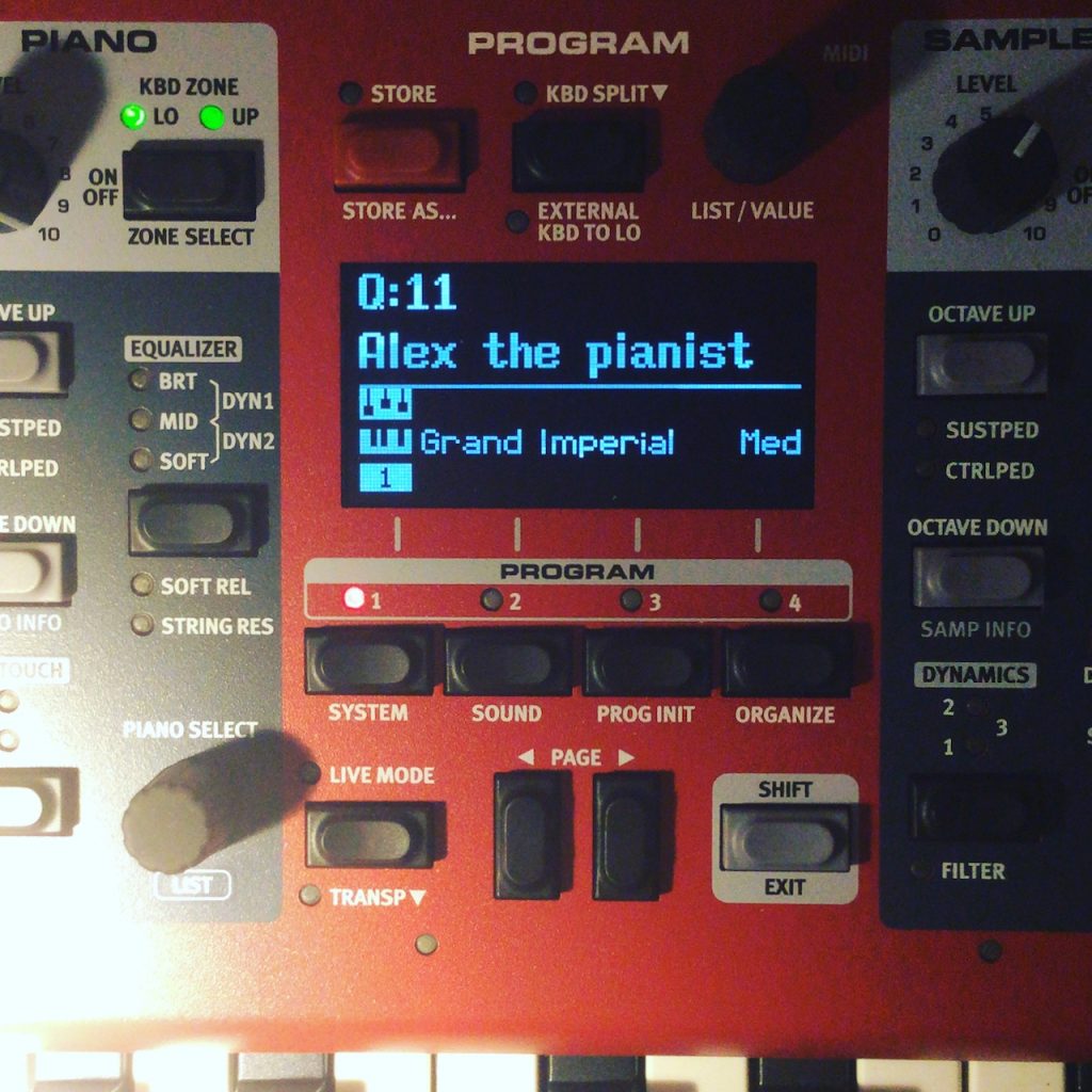 nord electro 6 display