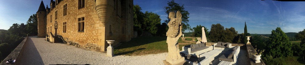 chateau de rouffillac terrace