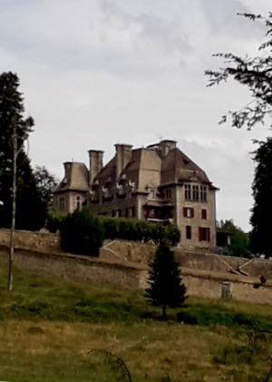 chateau du doux from afar