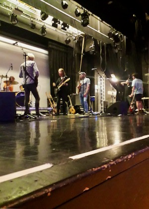 The Stones soundcheck