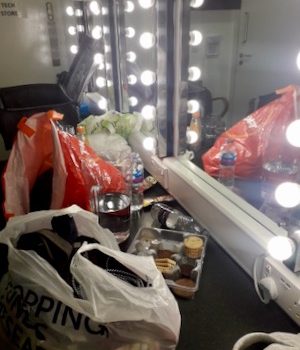 The Stones dressing room