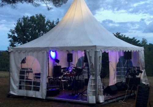 band tent