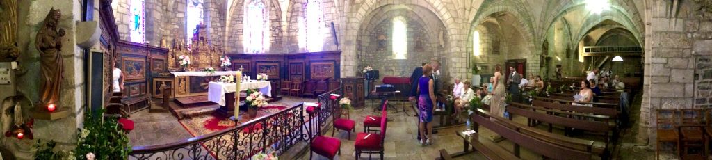 Eglise Saint-Etienne, interior panorama