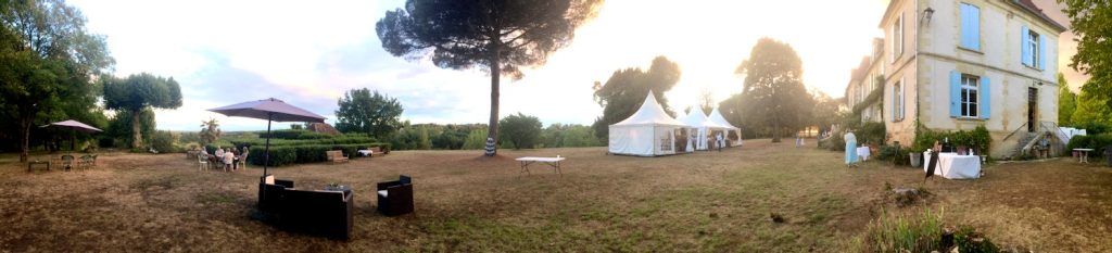 chateau le tour sunset panorama